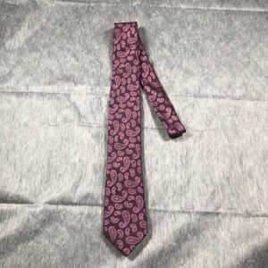 Egara Purple Paisley Men's Tie